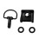 1/4" 17mm Motorcycle Quick Release Dzus Turn Button Race Fairing Fastener for     A 3