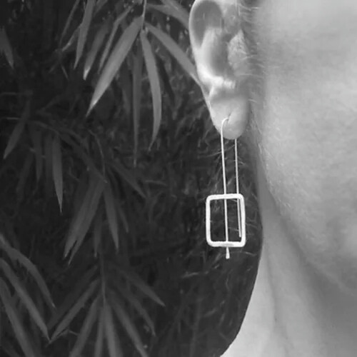 Vintage Chic 925 Silver Ear Hook Earrings Women Drop Dangle 2