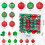 Christmas Balls Blue Silver Electroplated 24PCS 5