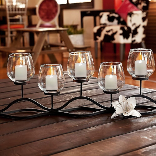 LED Flameless Candles Pack of 6 with Timer and Remote 2