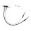 3.5mm Audio Cable 90-Degree Right-Angle Stereo TRS 3