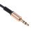 3.5mm Audio Cable 90-Degree Right-Angle Stereo TRS 4