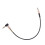 3.5mm Audio Cable 90-Degree Right-Angle Stereo TRS 7