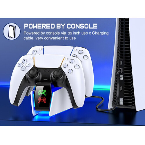 PS5 Controller Charger Station For Playstation 5 Dualsense Charging Station Dock 2