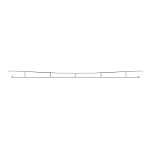 PECO LC-152 Catenary Contact Wires 340mm HO/OO Gauge