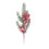 White Glitter Christmas Picks Frosted Branches 12 pcs 2