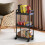 Rolling Plastic Storage Cart 3-Tier or 4-Tier White Black 6