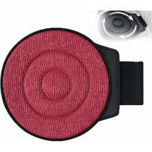 Seat Cushion Wine Red 360 Rotating Durable Anti-Slip