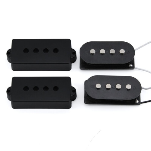 Pb P Bas Pickup Humbucker Pickup för 4-Strängad P Bas Ersättningsdel för Basgitarr 1
