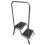 Caravan Double Step with Handrail Support Handle Anti Slip Motorhome Campervan 3