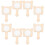 Unbranded Handheld LED Makeup Mirror with Handle 8 pcs 3