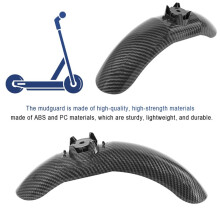 Garde-Boue Avant en Fibre de Carbone pour Trottinette Électrique pour Max G30 - Pièces de Protection Anti-Éclaboussures