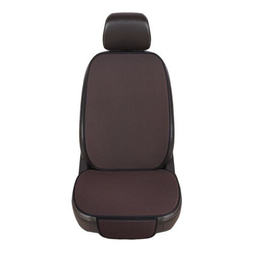 Car Seat and Backrest Cooling Set Coffee 3D Mesh 2-Piece