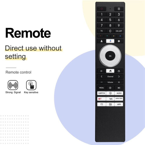 Replace CT-95093 Remote Control for  C350NP Series 4K TV Remote Control