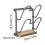Wall-Mounted Kitchen Rack Carbon Steel 1 Pack 3