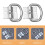 Heavy Duty D-Ring Tie Down Anchors 2 pcs 3