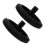 Black Garbage Can Wheels Replacement 2 Pcs 3