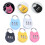 LEORX Luggage Combination Padlock Plastic 5 Pack 6