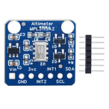 Módulo de Sensor de Temperatura de Altitud de Presión Barométrica MPL3115A2 de Alta Precisión para Monitoreo del Clima con para Azul