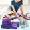 Packing Cubes Set 6 pcs Waterproof Reusable Travel Organizer 2