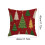 Christmas Pillowcase Polyester Tree Wreath Design 1 Piece 2