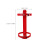 LEORX Fire Extinguisher Holder Bracket Universal Red 2