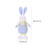 Bunny Doll Ornament Felt Hanging 1 piece 4