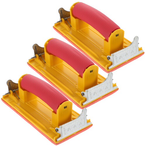 Hand Sander Sandpaper Holder for Woodworking 3 pcs