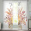 Sheer Curtains Light Filtering Floral Voile 2 Panels 52x84 1
