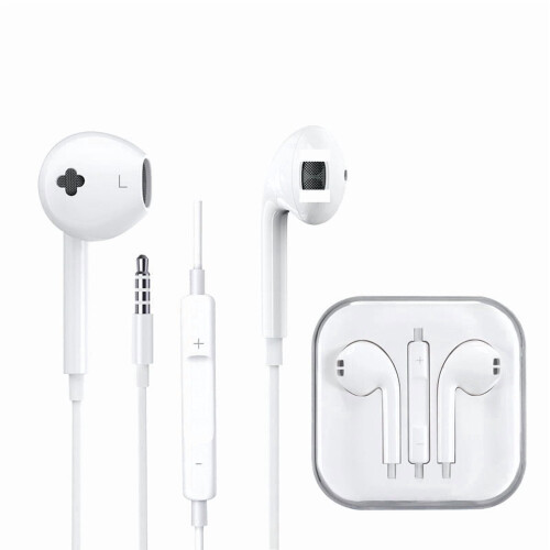 Wired Earbuds with Mic and Volume Control 2-Pack