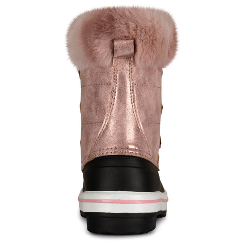 Trespass (33, Pink) Trespass Unisex Kids Snowboot Faux Fur Trim Eiry 2