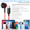 USB-C Wired Headphones with Mic 2 Pack 7
