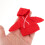 Doll Hoodie Red Long Sleeve 1/12 Scale 6