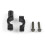 Universal 10mm Bike Mirror Handlebar Clip Pair Black 4