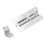 Türfallenmaßstab Türschieber mit Schrauben Edelstahl 2er-Set  6 inch 2