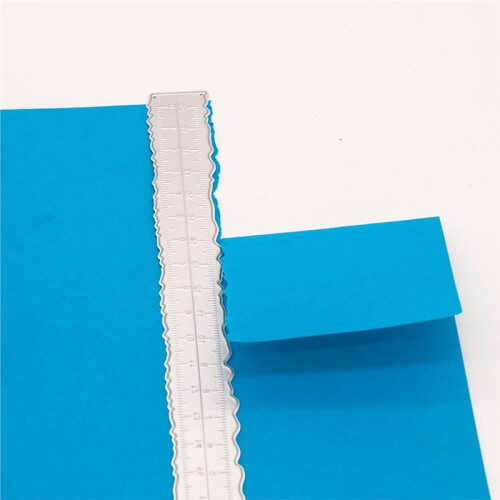 3pcs Irregular  Tape Measuring Embossed Metal Cutting Mold for Scrapbook Card Making 2