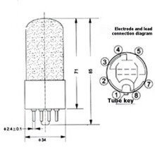 1PC 6V6GT High-Quality Vacuum Tube Upgrade 6P6P 6V6 6L6 6N6C Audio Tube Accessories