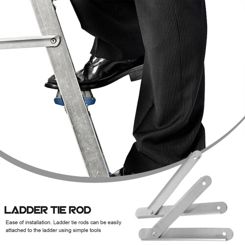 HOMEMAXS Metal Step Ladder Hinge Replacement Pair 2