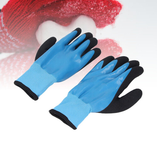 Cold Resistant Latex Nylon Winter Work Gloves 1 Pair 1