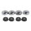 Car License Plate Bolts with Plastic Caps 8 Pcs 2