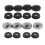 Car License Plate Bolts with Plastic Caps 8 Pcs 8