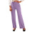 Women's Solid Fleece-Lined Yoga Pants Athletic Casual 4
