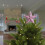 Pink Glitter Foam Star Tree Topper with Silver Spring Base 2