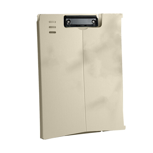 Folding Nursing Clipboard with Low Clip Heavy Duty Plastic