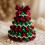 Beginner Crochet Kit Christmas Tree Decoration Set with Bow 3