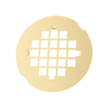 Round Steel Shower Drain Cover 108mm Rust-Resistant