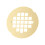 Round Steel Shower Drain Cover 108mm Rust-Resistant 1