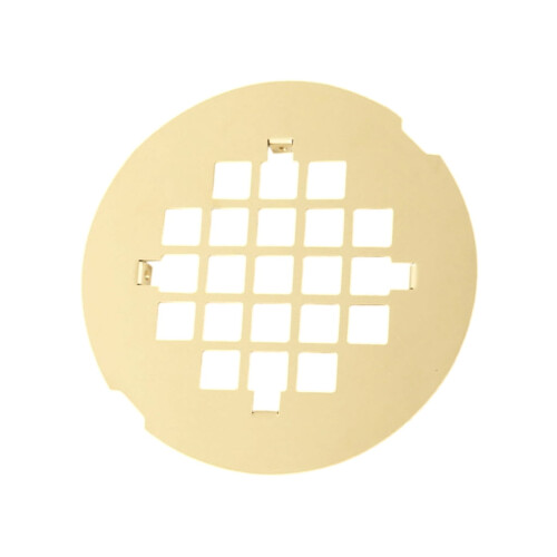 Round Steel Shower Drain Cover 108mm Rust-Resistant