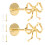 Curtain Holdbacks Metal Bow Wall Mounted 2 Pcs 3