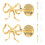 Curtain Holdbacks Metal Bow Wall Mounted 2 Pcs 4